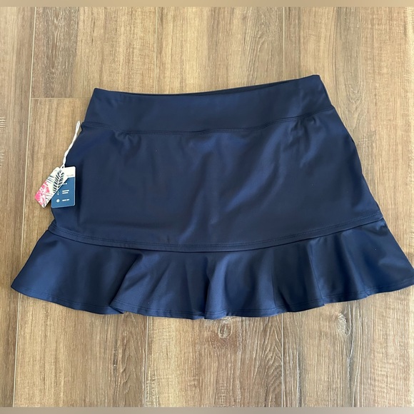 NWT Tommy Bahama Navy Golf Skort - Size L - Picture 2 of 7